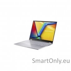 Asus Vivobook S 14 Flip OLED TN3402YA-KN391W | Silver | 14 " | OLED | 2.8K | 2880 x 1800 pixels | AMD Ryzen 5 | 7430U | 16 GB | DDR4 | Solid-state drive capacity 1000 GB | AMD Radeon Graphics | Windows 11 Home | 802.11ax | Bluetooth version 5.3 | Keyboard