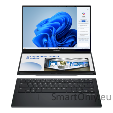 Asus | Zenbook Inkwell Gray | 14 " | OLED | Touchscreen | 2880 x 1800 pixels | Glossy | Intel Core Ultra 9 | 32 GB | LPDDR5X | SSD 1000 GB | Intel Arc Graphics | Windows 11 Pro | 802.11ax | Bluetooth version 5.3 | Keyboard language US | Warranty 24 month(