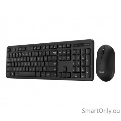 Asus Keyboard and Mouse Set CW100 Keyboard and Mouse Set  Wireless Mouse included Batteries included UI Black 7