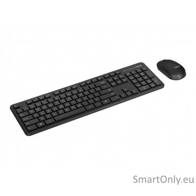 Asus Keyboard and Mouse Set CW100 Keyboard and Mouse Set  Wireless Mouse included Batteries included UI Black 11