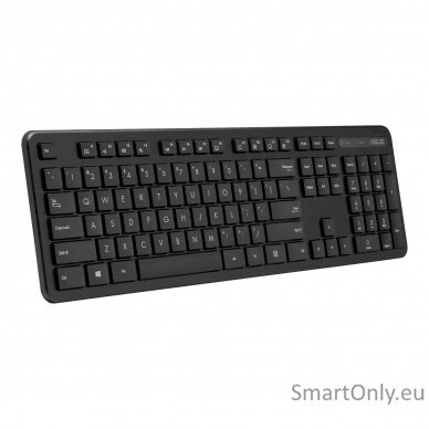 Asus Keyboard and Mouse Set CW100 Keyboard and Mouse Set  Wireless Mouse included Batteries included UI Black 5