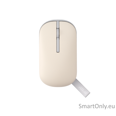 Asus Marshmallow Mouse | MD100 | Mouse | 2.4 GHz, Bluetooth | Beige