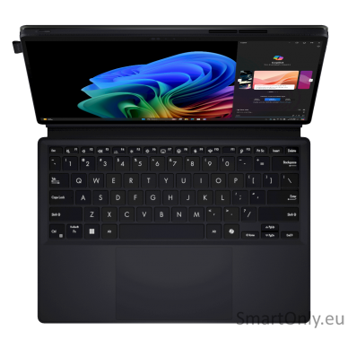 Asus ProArt PZ13 | Black | 13.3 " | OLED | Touchscreen | 2880 x 1800 pixels | 60 Hz | Glossy | Snapdragon X Plus | X1P-42-100 | 16 GB | LPDDR5X | Qualcomm Adreno GPU | Windows 11 Home | Wi-Fi 7 (802.11be) (Tri-band) | Bluetooth version 5.4 | Keyboard lang 2