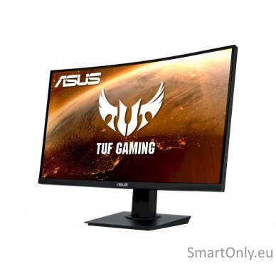 Asus TUF Gaming Curved VG24VQE  24 ", VA, FHD, 1920 x 1080 pixels, 16:9, 1 ms, 250 cd/m², Black, HDMI ports quantity 2 x HDMI 2.0 6