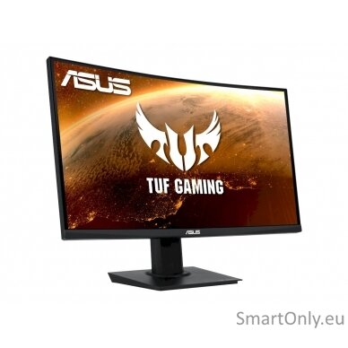 Asus TUF Gaming Curved VG24VQE  24 ", VA, FHD, 1920 x 1080 pixels, 16:9, 1 ms, 250 cd/m², Black, HDMI ports quantity 2 x HDMI 2.0 7