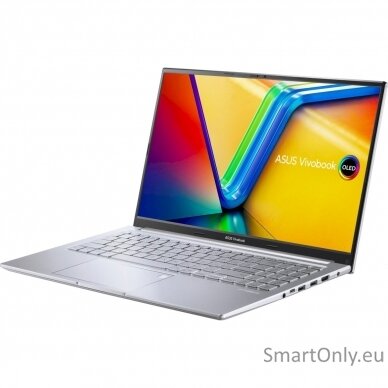 Asus Vivobook 15 OLED M1505YA-MA086W Cool Silver, 15.6 ", OLED, 2.8K, 60 Hz, 2880 x 1620 pixels, Glossy, AMD Ryzen 7, 7730U, 16 GB, 8GB DDR4 on board + 8GB DDR4 SO-DIMM, SSD 512 GB, AMD Radeon Graphics, No Optical Drive, Windows 11 Home, 802.11ax, Bluetoo