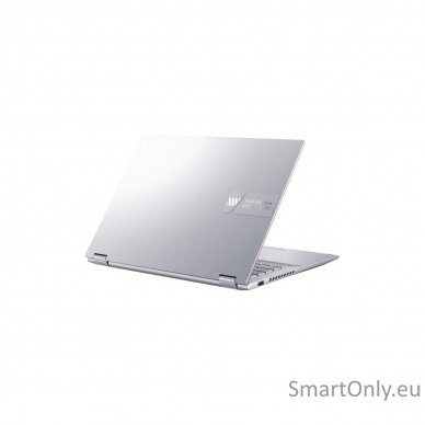 Asus Vivobook S 14 Flip OLED TN3402YA-KN391W | Silver | 14 " | OLED | 2.8K | 2880 x 1800 pixels | AMD Ryzen 5 | 7430U | 16 GB | DDR4 | Solid-state drive capacity 1000 GB | AMD Radeon Graphics | Windows 11 Home | 802.11ax | Bluetooth version 5.3 | Keyboard 2