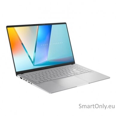 Asus Vivobook S 15 OLED S5507QA-MA001W | Cool Silver | 15.6 " | OLED | 3K | 2880 x 1620 pixels | Glossy | Snapdragon X Elite | 32 GB | LPDDR5X | Solid-state drive capacity 1000 GB | Qualcomm Adreno GPU | Windows 11 Home | 802.11be | Bluetooth version 5.4