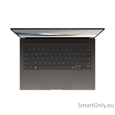 Asus Zenbook S 14 | Zumaia Gray | 14 " | OLED | 2880 x 1800 pixels | 120 Hz | Glossy | Intel LNL Core Ultra | 7 32GB | 32 GB | LPDDR5X | Intel Arc Graphics | Windows 11 Home | Wi-Fi 7 (802.11be) (Tri-band) 2x2 | Bluetooth version 5.4 | Keyboard language U 1