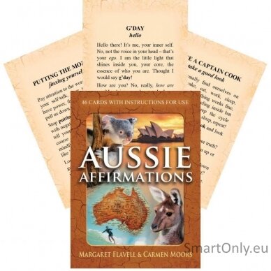 Aussie Affirmation Oracle kortos Animal Dreaming