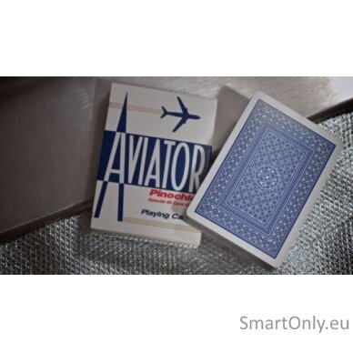 Aviator Pinochle Standard pokerio kortos (Mėlynos) 2