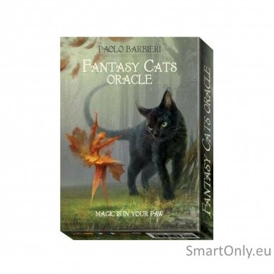 Barbieri Fantasy Cats Oracle kortos Lo Scarabeo 5