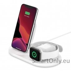 Belkin 3-in-1 Wireless Charger for Apple Devices BOOST CHARGE White