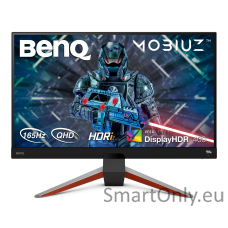 Benq Monitor EX2710Q 27 ", IPS, QHD, 2560 x 1440, 16:9, 1 ms, 400 cd/m², Dark grey, HDMI ports quantity 2, 144 Hz