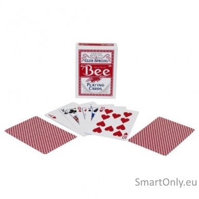 Bee Standard pokerio kortos (Raudonos) 3