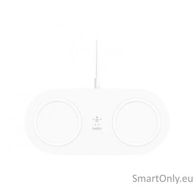 Belkin 15W Dual Wireless Charging Pads BOOST CHARGE White 10