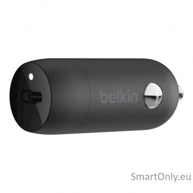 Belkin 20W USB-C PD Car Charger BOOST CHARGE Black 4