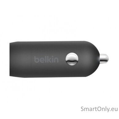 Belkin 20W USB-C PD Car Charger BOOST CHARGE Black 9