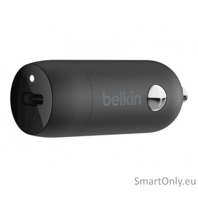 Belkin 20W USB-C PD Car Charger BOOST CHARGE Black 5