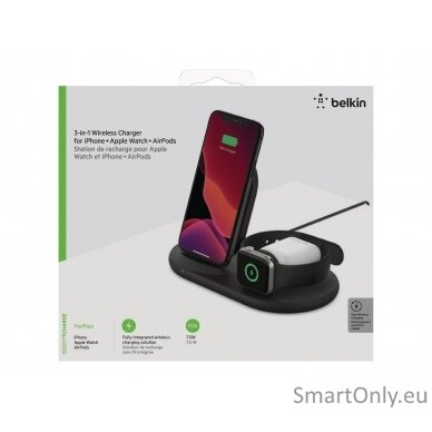 Belkin 3-in-1 Wireless Charger for Apple Devices BOOST CHARGE Black 14