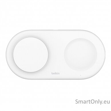 Belkin BOOST CHARGE PRO 2in1 Qi2 15w Magnetic Charging Pad | WIZ021VFWH