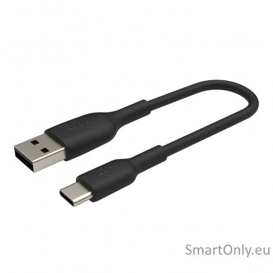 Belkin BOOST CHARGE  USB-C to USB-A Cable Black, 0.15 m 3