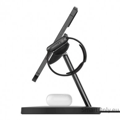 Belkin Pro MagSafe 3in1 Wireless Charging Stand + AC Power Adapter  BOOST CHARGE Black, 15 W 4