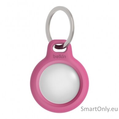 Belkin Secure Holder with Key Ring for AirTag Pink 1