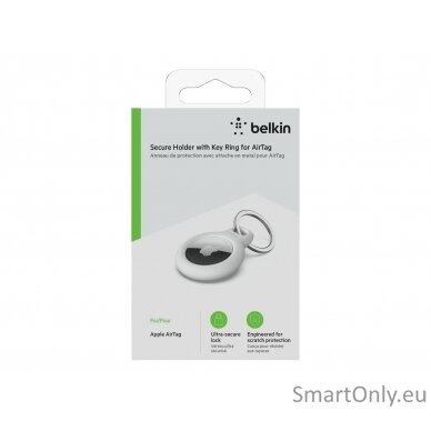 Belkin Secure Holder with Key Ring for AirTag white 11