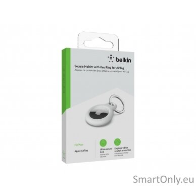 Belkin Secure Holder with Key Ring for AirTag white 12