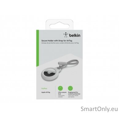 Belkin Secure Holder with Strap for AirTag White 12