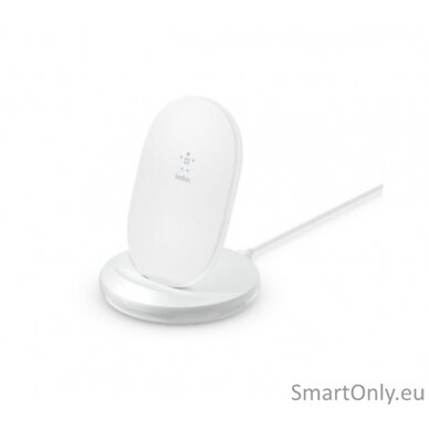 Belkin Wireless Charging Stand with PSU BOOST CHARGE White 2
