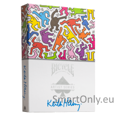 Bicycle Artist Series: Keith Haring Žaidimo kortų rinkinys dėžutėje Bicycle