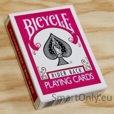 Bicycle Fuchsia Rider Back kortos