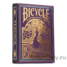 Bicycle Peacock Purple No 20 žaidimo kortos