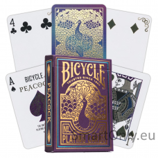 Bicycle Peacock Purple No 20 žaidimo kortos