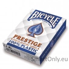 Bicycle Prestige Jumbo pokerio kortos (Mėlynos)