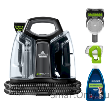 Bissell SpotClean Pet Plus Cleaner 37241 Corded operating, Handheld, Black/Titanium, Warranty 24 month(s)