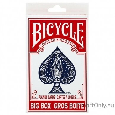 Bicycle Big Box kortos raudonos 2