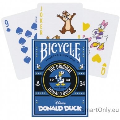 Bicycle Donald Duck kortos