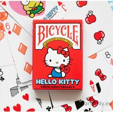 Bicycle Hello Kitty žaidimo kortos 4