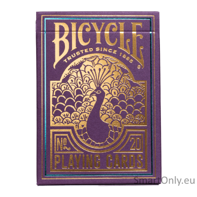 Bicycle Peacock Purple No 20 žaidimo kortos 2