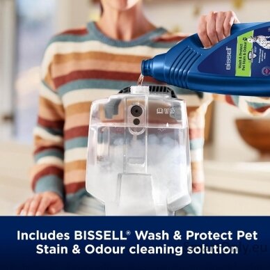 Bissell PowerWash Pet, Upright Carpet and Upholstery Cleaner | 3878N | Corded operating | Handstick | Washing function | 600 W | Black/Lime | Warranty 24 month(s) 6