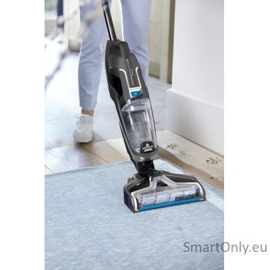 Bissell Vacuum Cleaner CrossWave C6 Cordless Pro Cordless operating, Handstick, Washing function, 36 V, Operating time (max) 25 min, Black/Titanium/Blue, Warranty 24 month(s) 5