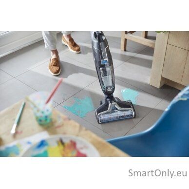 Bissell Vacuum Cleaner CrossWave C6 Cordless Pro Cordless operating, Handstick, Washing function, 36 V, Operating time (max) 25 min, Black/Titanium/Blue, Warranty 24 month(s) 6