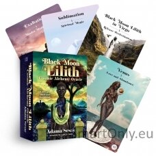 Black Moon Lilith Cosmic Alchemy Oracle kortos Hay House