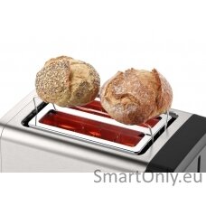 Bosch DesignLine Toaster TAT4P420 Power 970 W Number of slots 2 Housing material Stainless Steel Stainless steel/Black