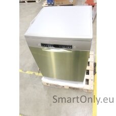 Bosch Dishwasher | SMS4EMI06E | Free standing | Width 60 cm | Number of place settings 14 | Number of programs 6 | Energy efficiency class B | Display | AquaStop function | Silver inox | DAMAGED PACKAGING, CRACKED TOP COVER SIDE PLASTIC