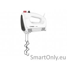 Bosch | Hand Mixer | MFQ22100 CleverMixx | Hand Mixer | 375 W | Number of speeds 4 | Turbo mode | White/Dark Grey