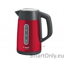 Bosch Kettle DesignLine TWK4P434 Electric 2400 W 1.7 L Stainless steel 360° rotational base Red/Black